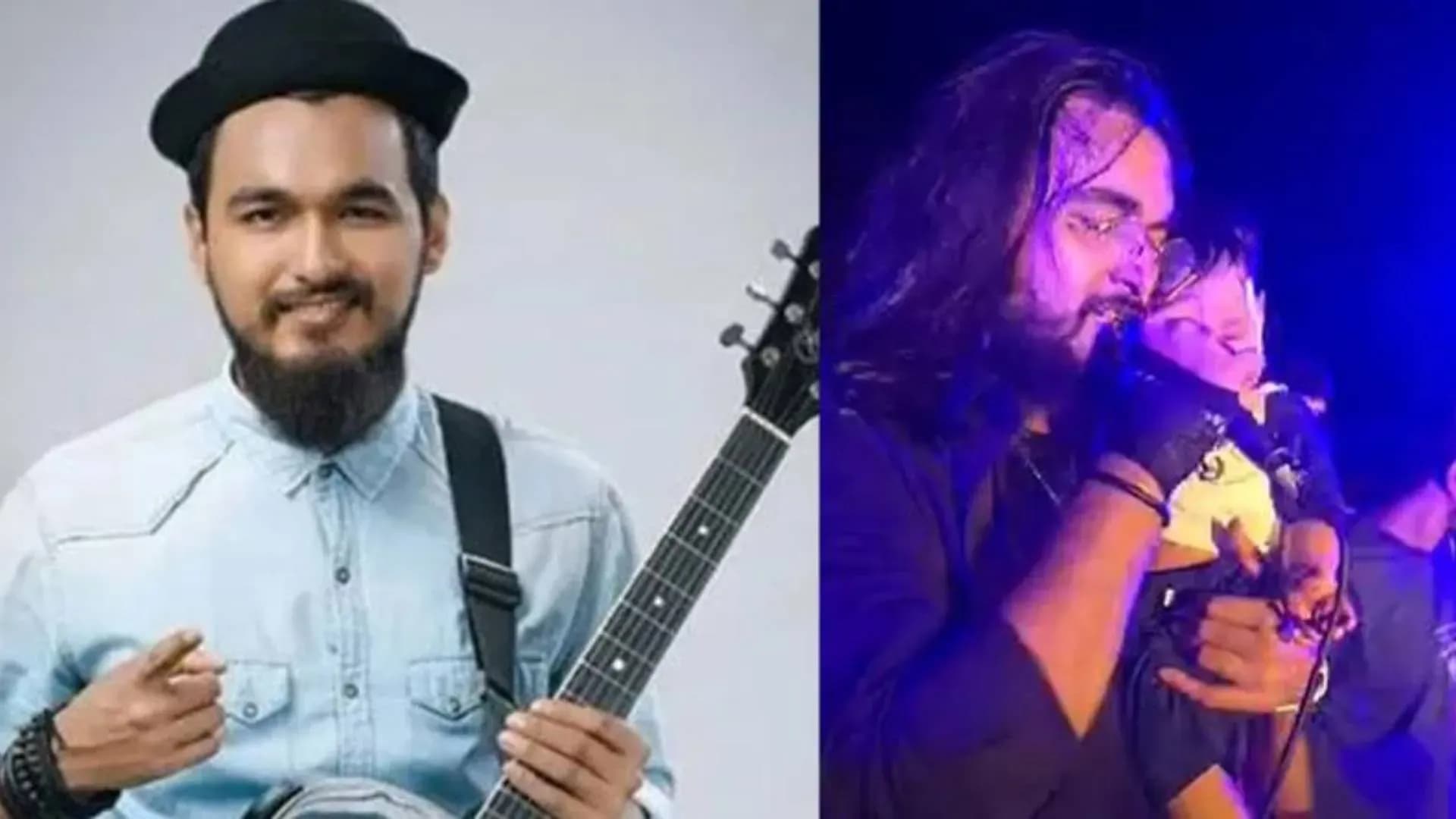 ​ছেলেকে কোলে নিয়ে মঞ্চ মাতালেন নোবেল