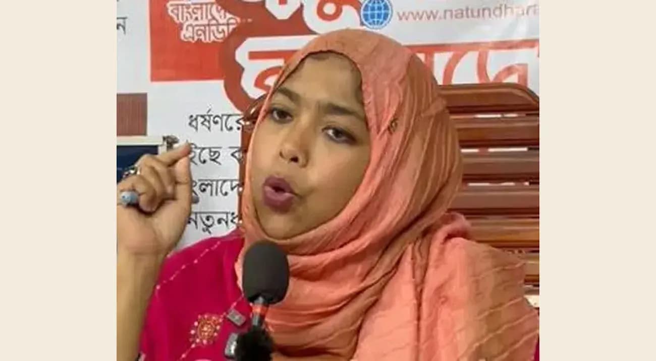 মুক্ত আকাশে নতুনধারার সদস্য সচিব শান্তা ফারজানা