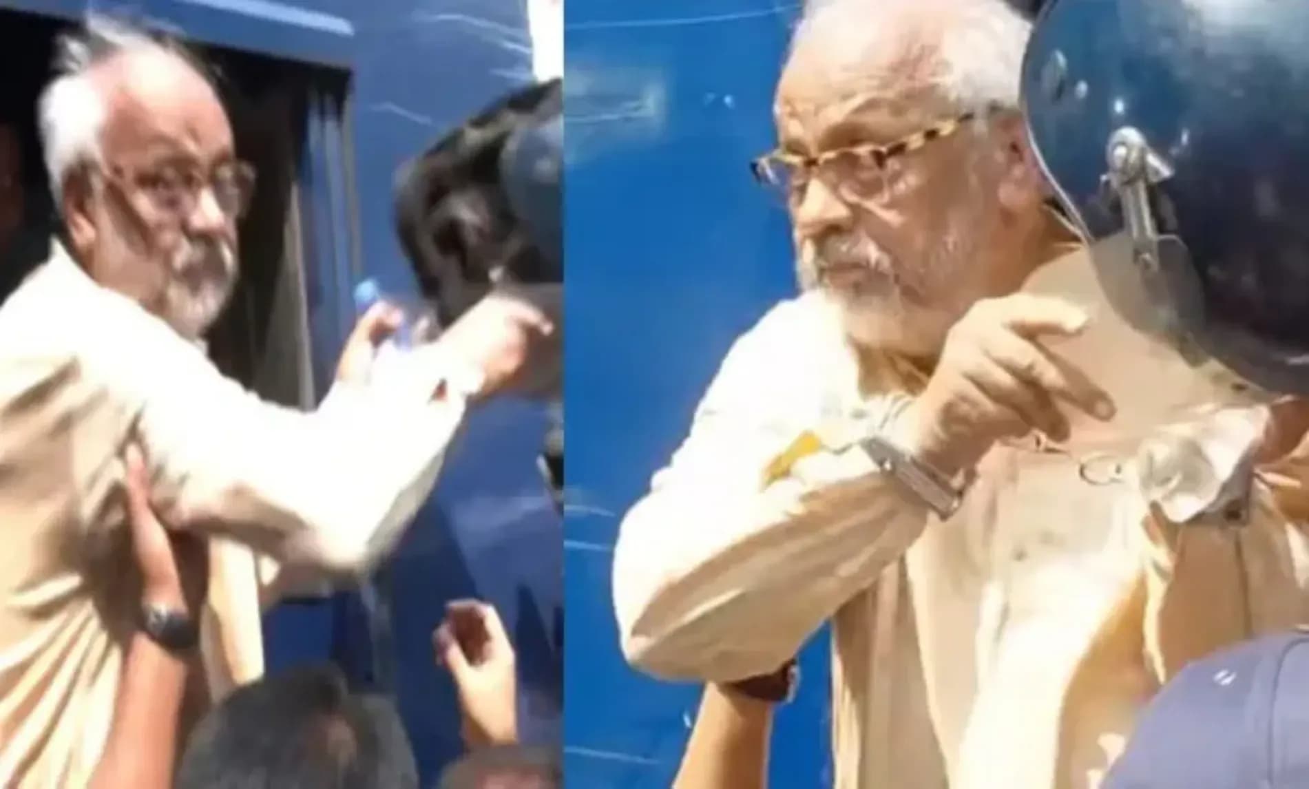 নিরাপত্তার হেলমেট ছুড়ে ফেললেন জামায়াত নেতা আখতারুজ্জামান!