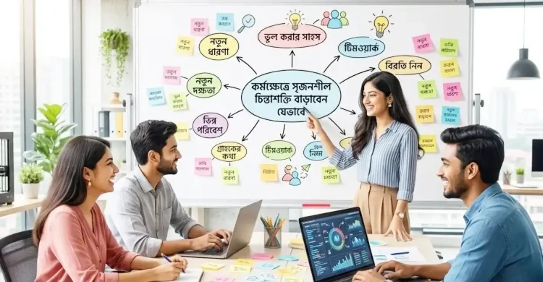 সৃজনশীল চিন্তাশক্তি বাড়াবেন যেভাবে